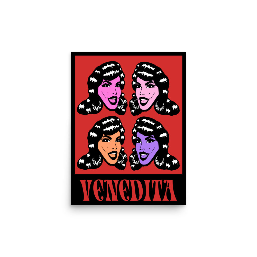 Lámina A3 Venedita Pop Art x @yasisapunkrocker