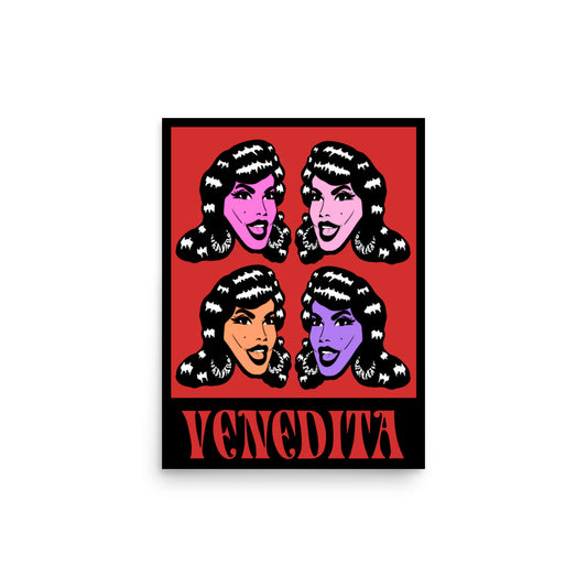 Lámina A3 Venedita Pop Art x @yasisapunkrocker
